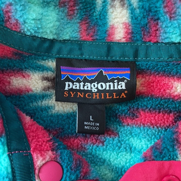 Women’s Lightweight Synchilla Snap-T Fleece Pullover.  Wild Desert Print. Rare. - Picture 3 of 7